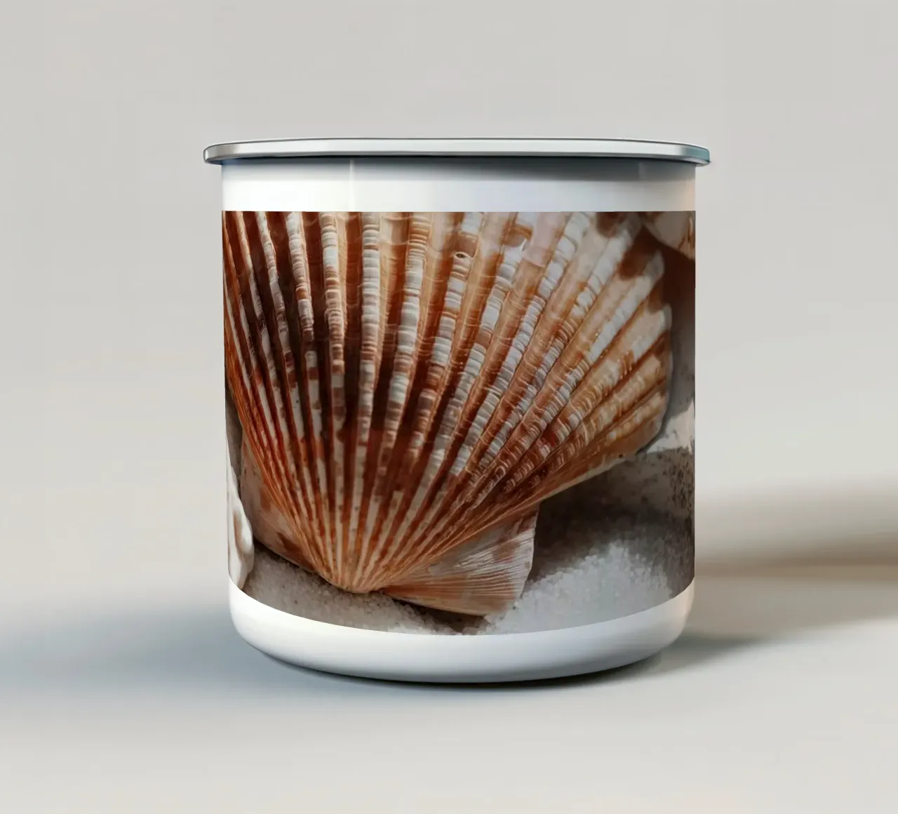 Sea Shell Impression No 01 tazza in smalto da treechild