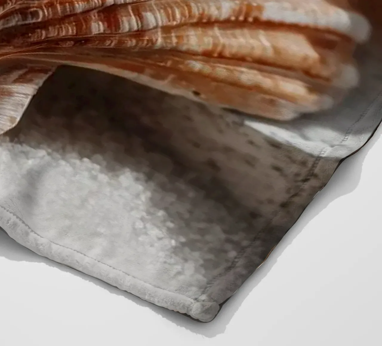 Sea Shell Impression No 01 coperta in pile da treechild