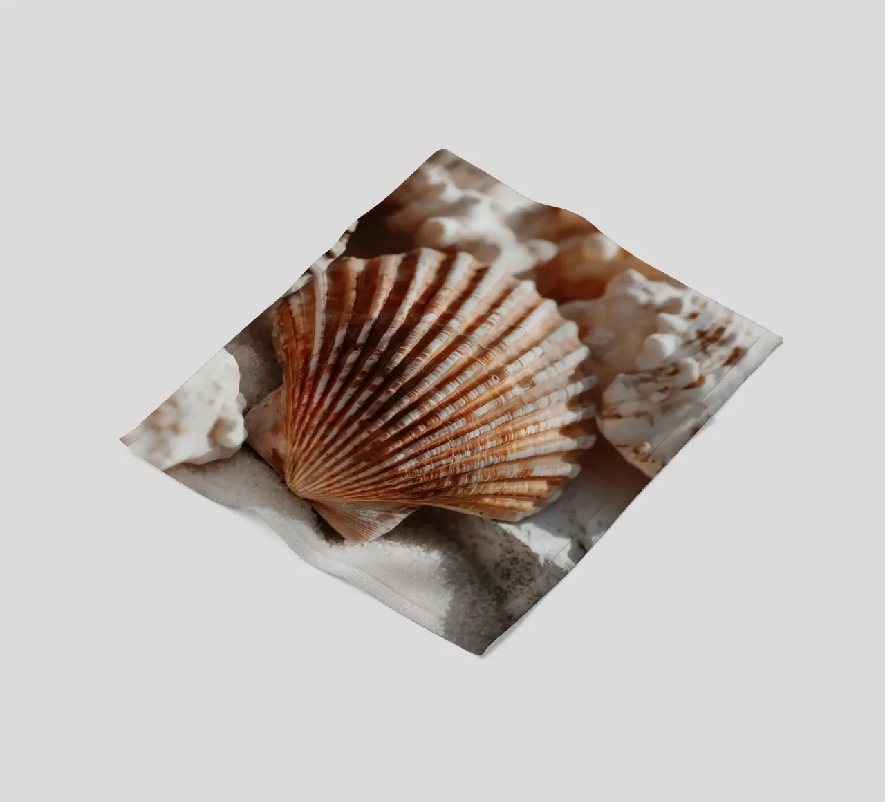 Sea Shell Impression No 01 coperta in pile da treechild