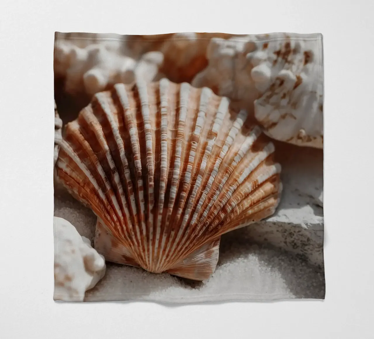 Sea Shell Impression No 01 coperta in pile da treechild