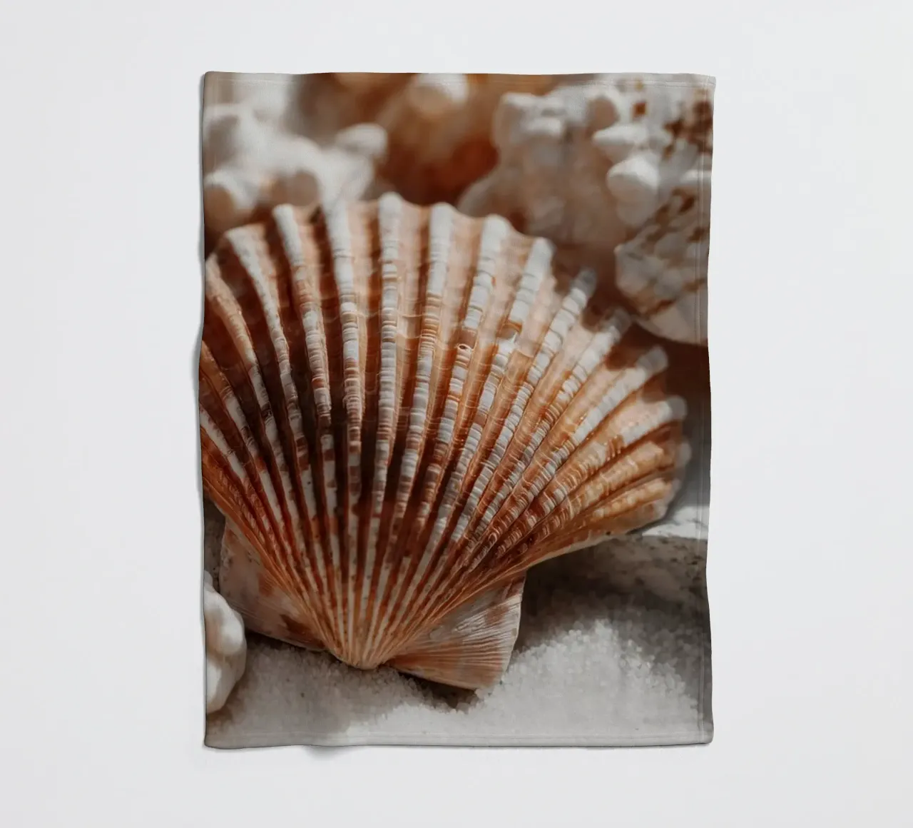 Sea Shell Impression No 01 coperta in pile da treechild