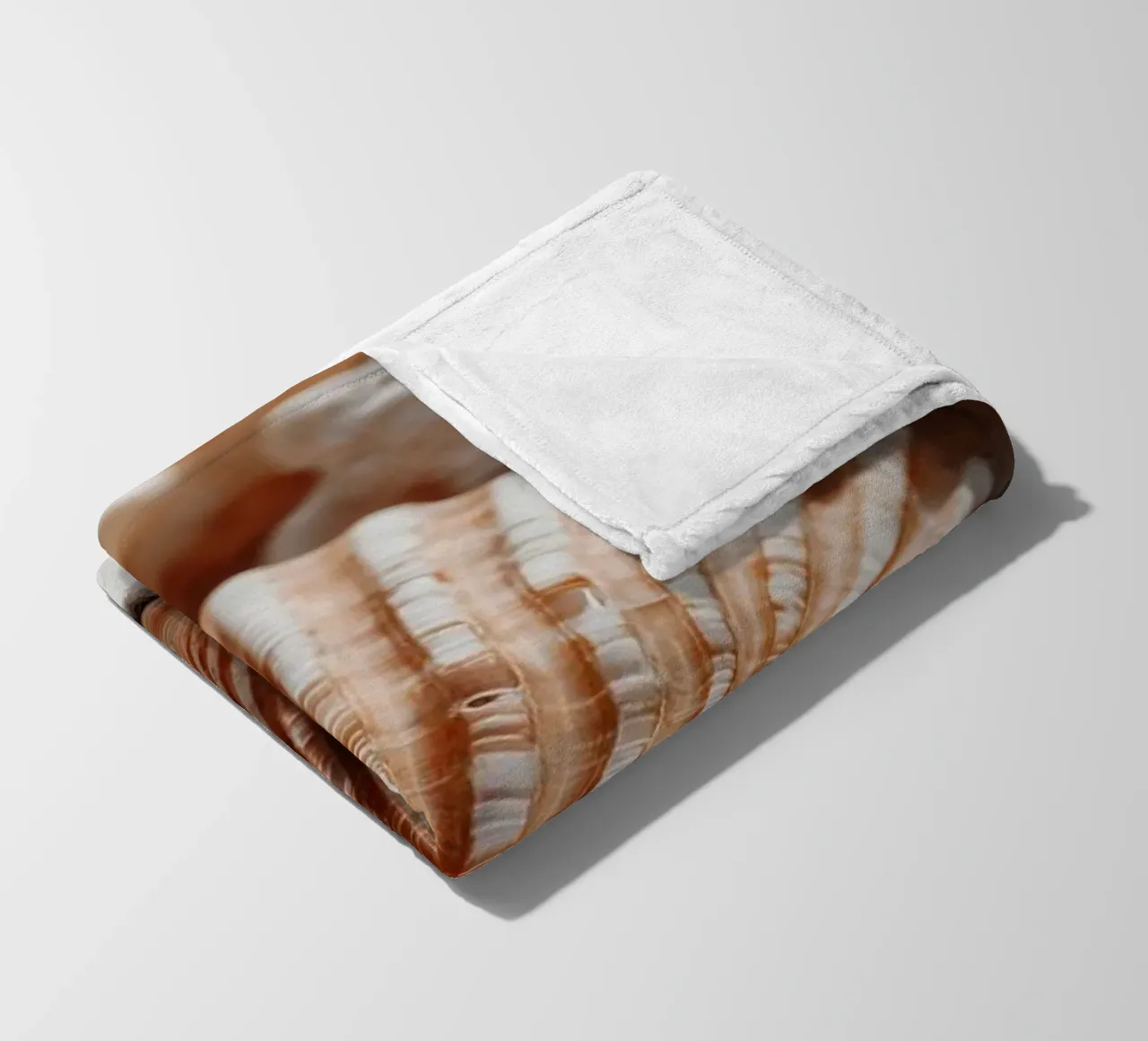 Sea Shell Impression No 01 coperta in pile da treechild