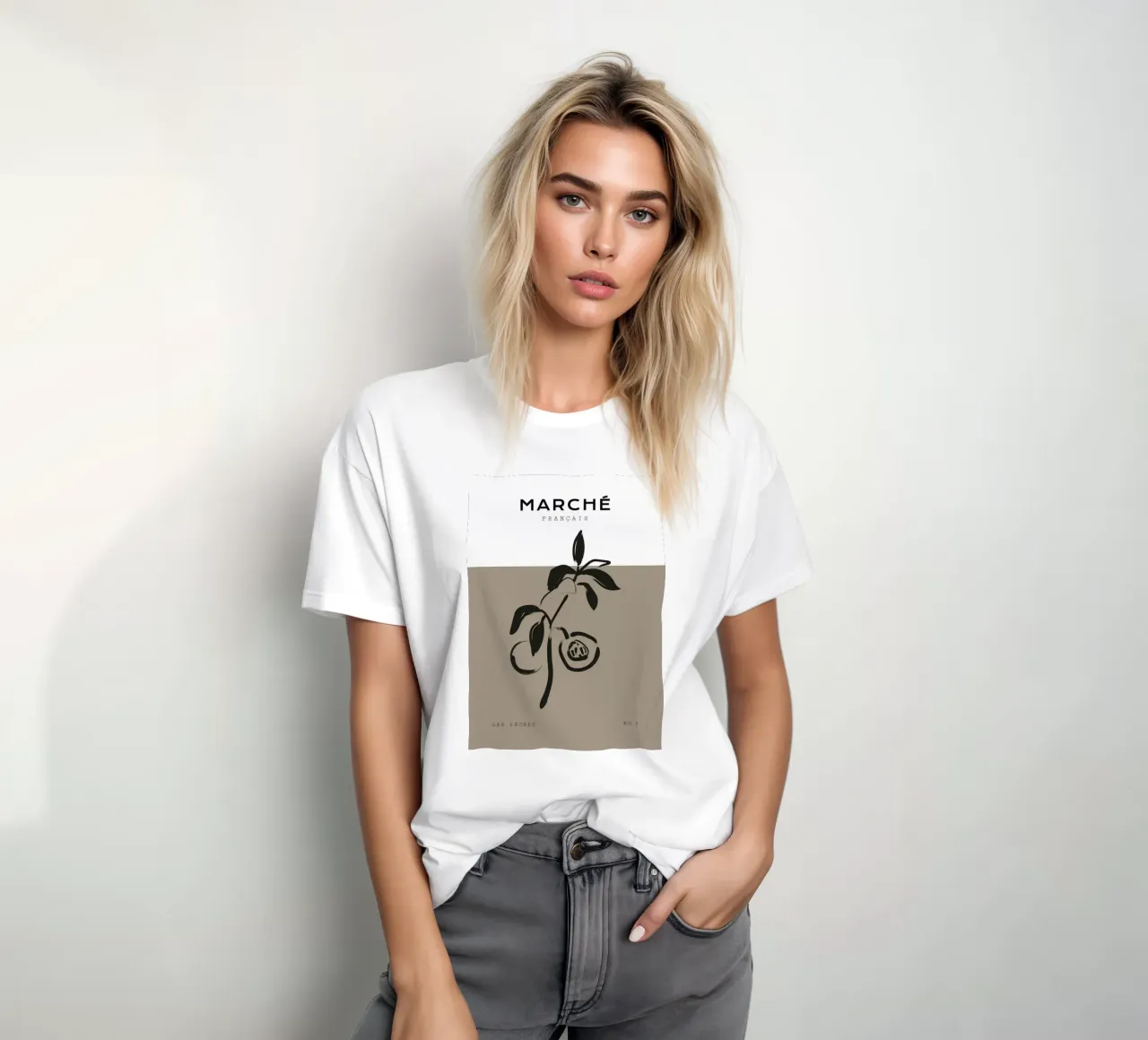 Boho Bohemian 5 Peaches t-shirt da Boho Print Collection