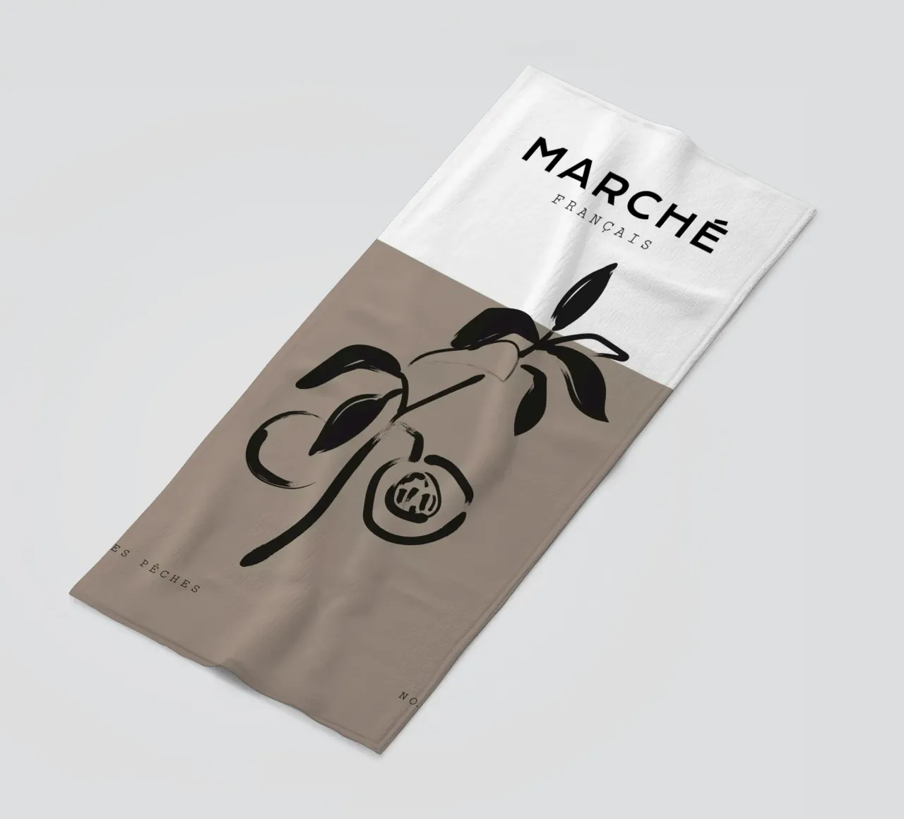 Boho Bohemian 5 Peaches telo mare da Boho Print Collection