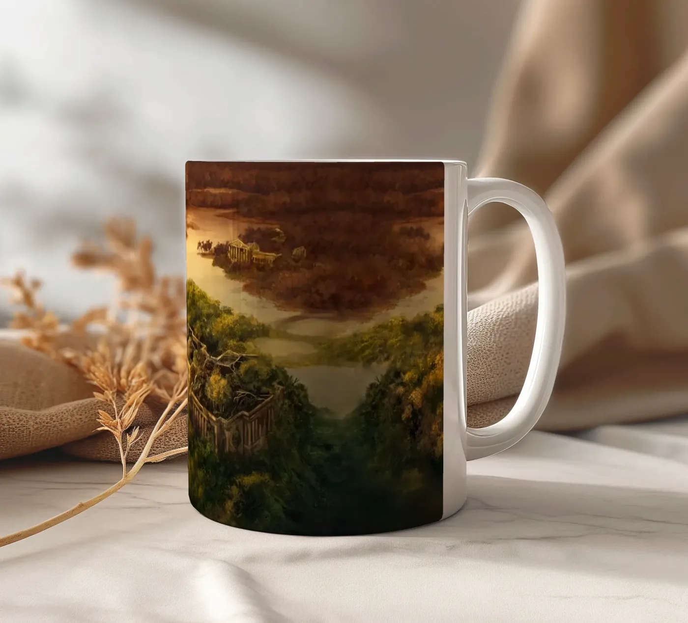 Capitol Falling ceramic mug by 7115