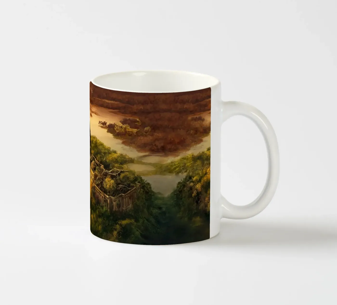 Capitol Falling ceramic mug by 7115