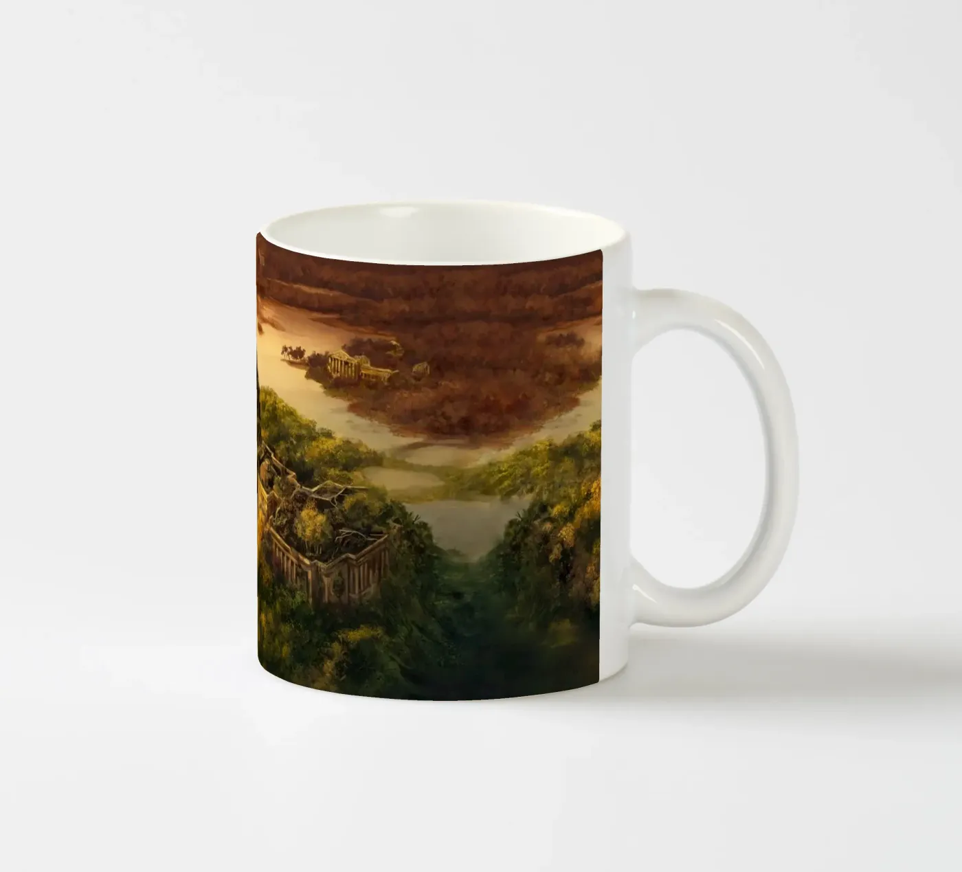 Capitol Falling ceramic mug by 7115