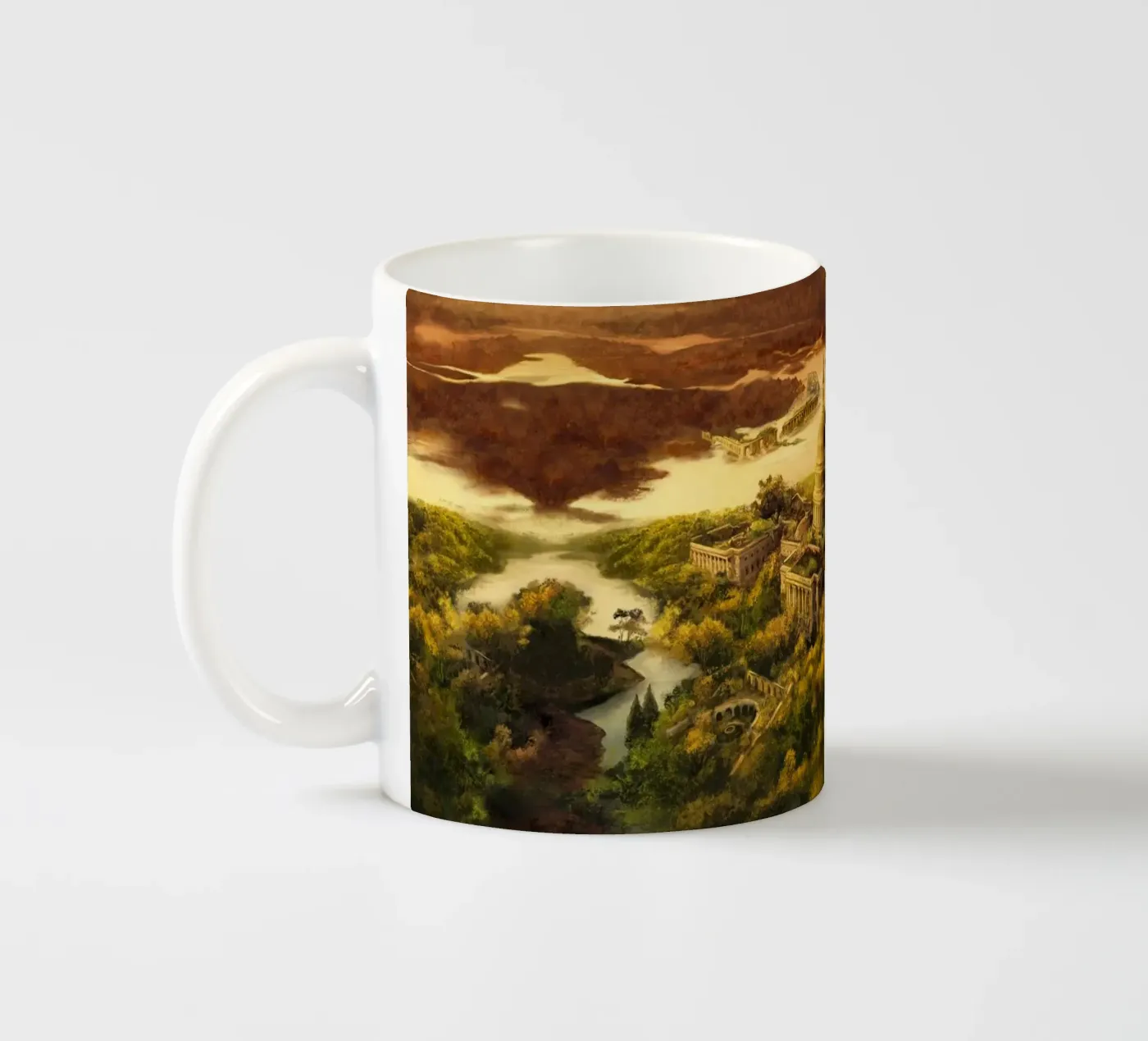 Capitol Falling ceramic mug by 7115