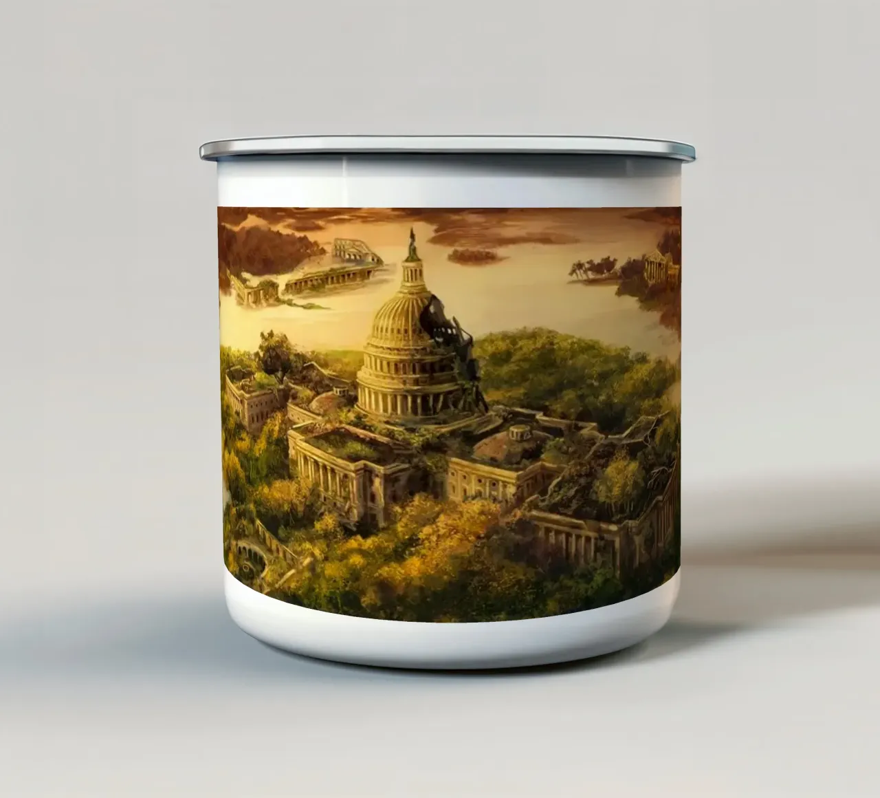 Capitol Falling tazza in smalto da 7115