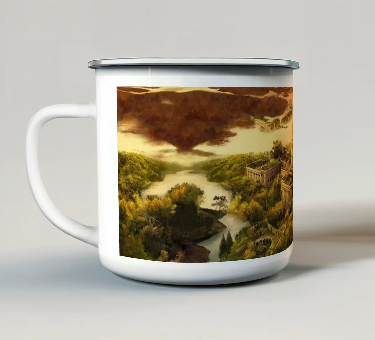 Capitol Falling tazza in smalto da 7115