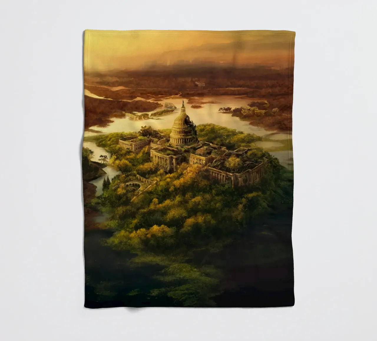 Capitol Falling fleecedeken van 7115