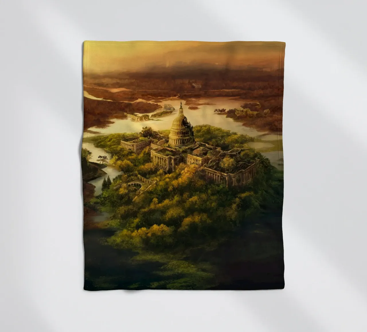 Capitol Falling fleecedeken van 7115