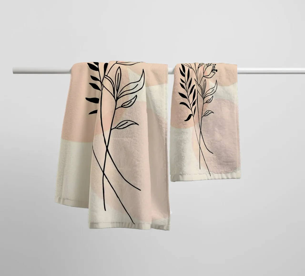 branch and circle line towel by Good days