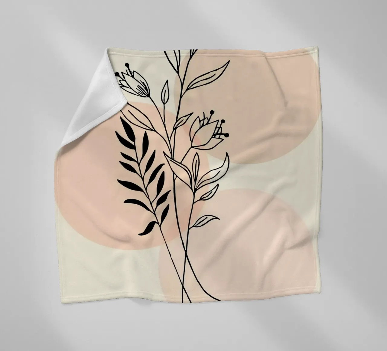 branch and circle line coperta in pile da Good days