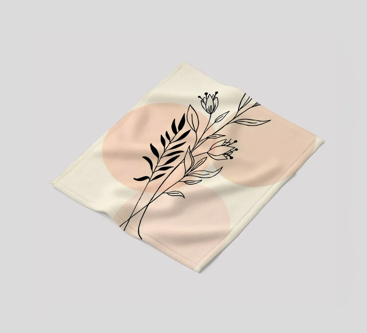 branch and circle line coperta in pile da Good days