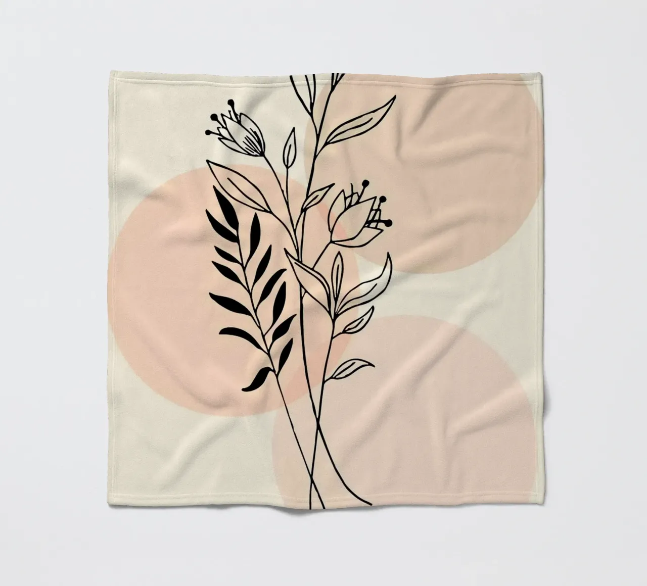 branch and circle line coperta in pile da Good days