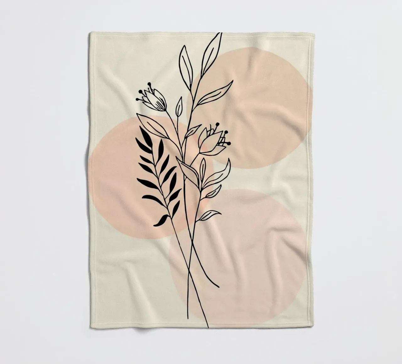 branch and circle line coperta in pile da Good days