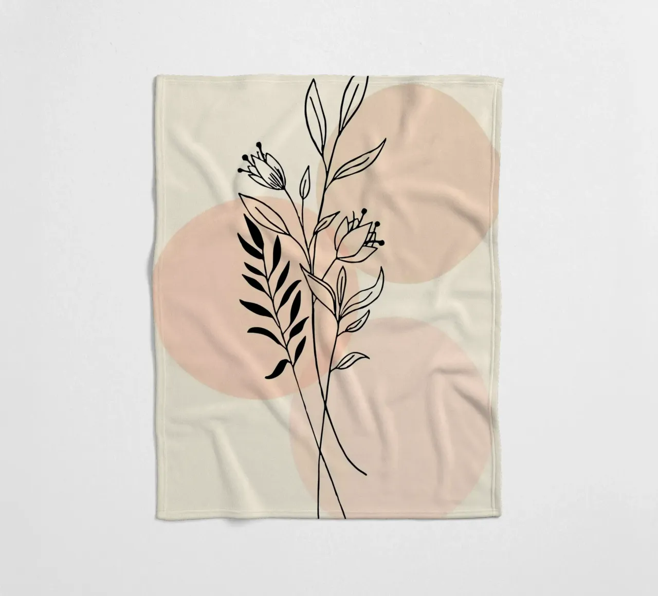 branch and circle line coperta in pile da Good days