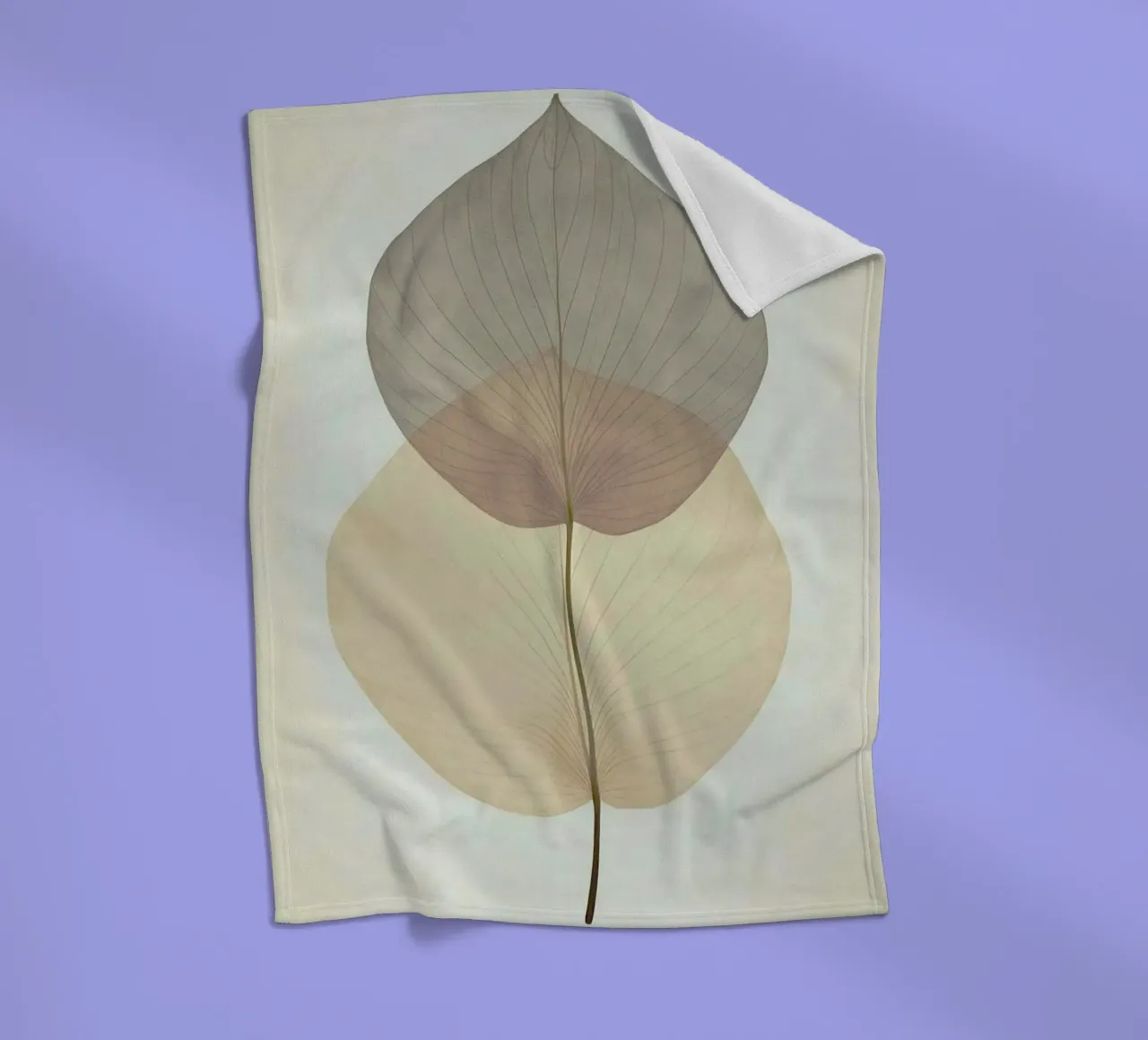 leaf line coperta in pile da Good days