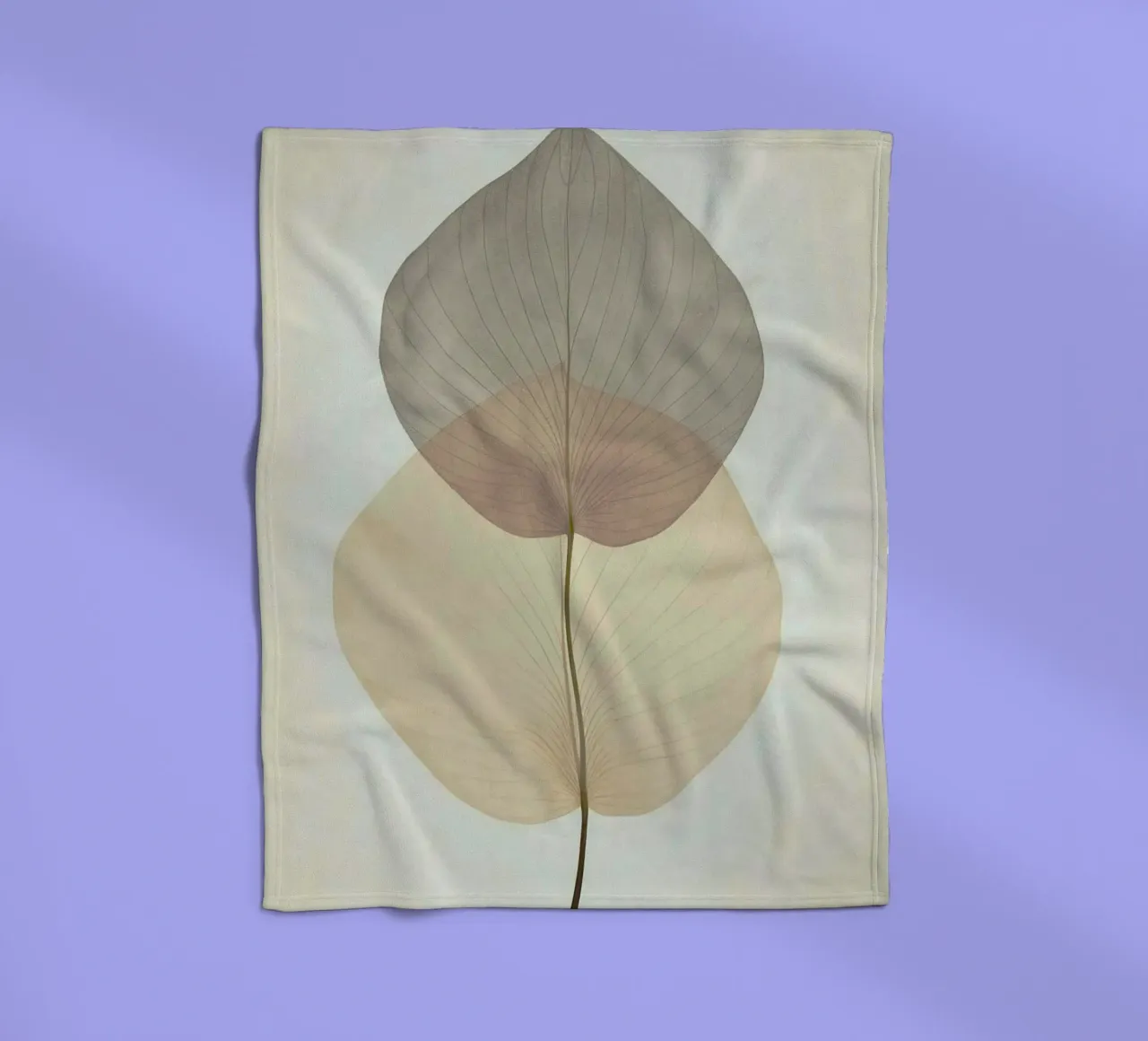 leaf line coperta in pile da Good days