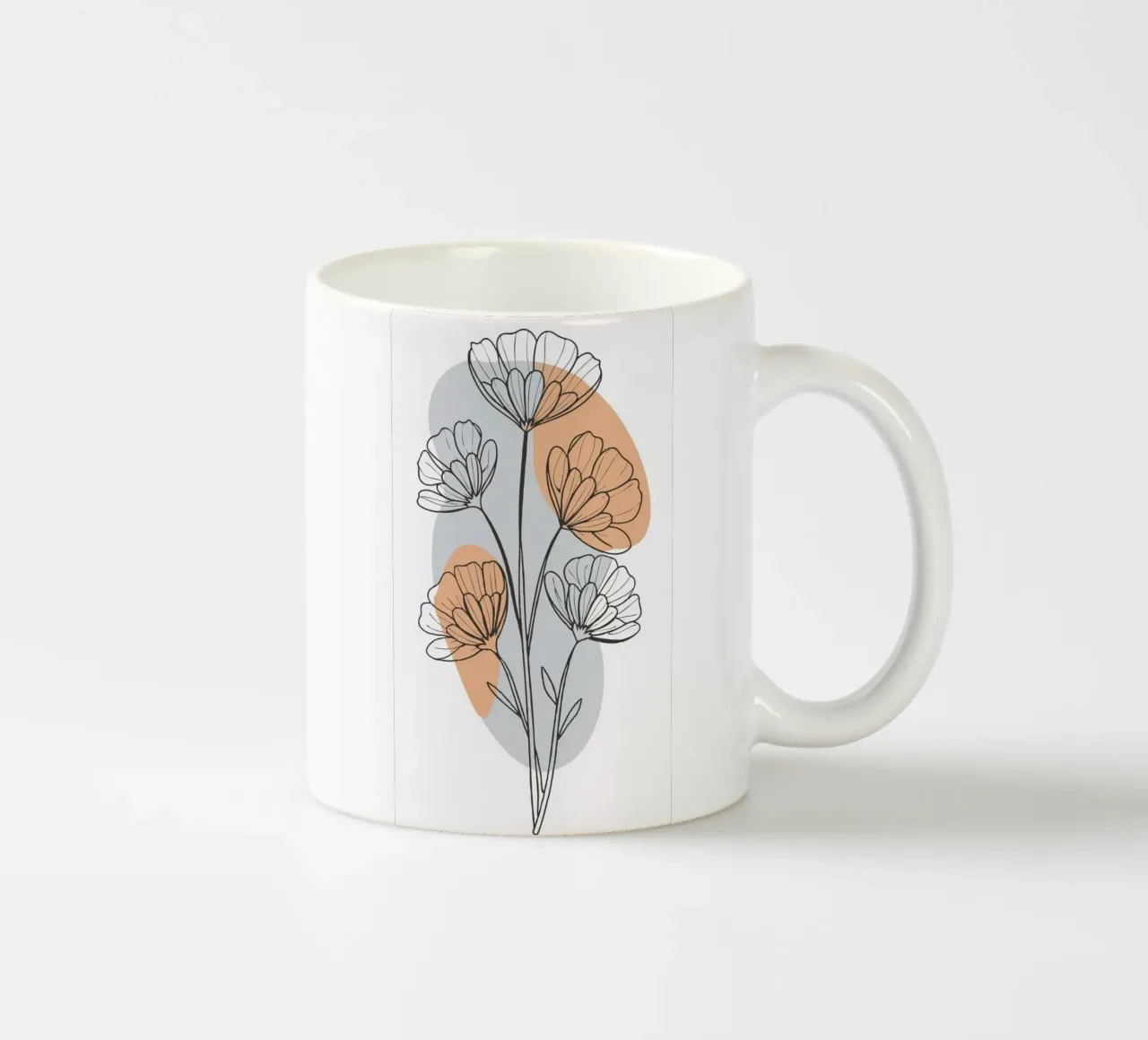 line of flower and colors tazza in ceramica da Good days