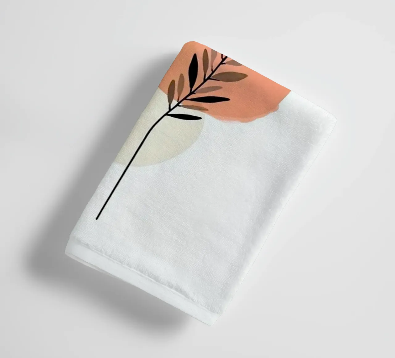 pastel branch and colors asciugamano da bagno da Good days