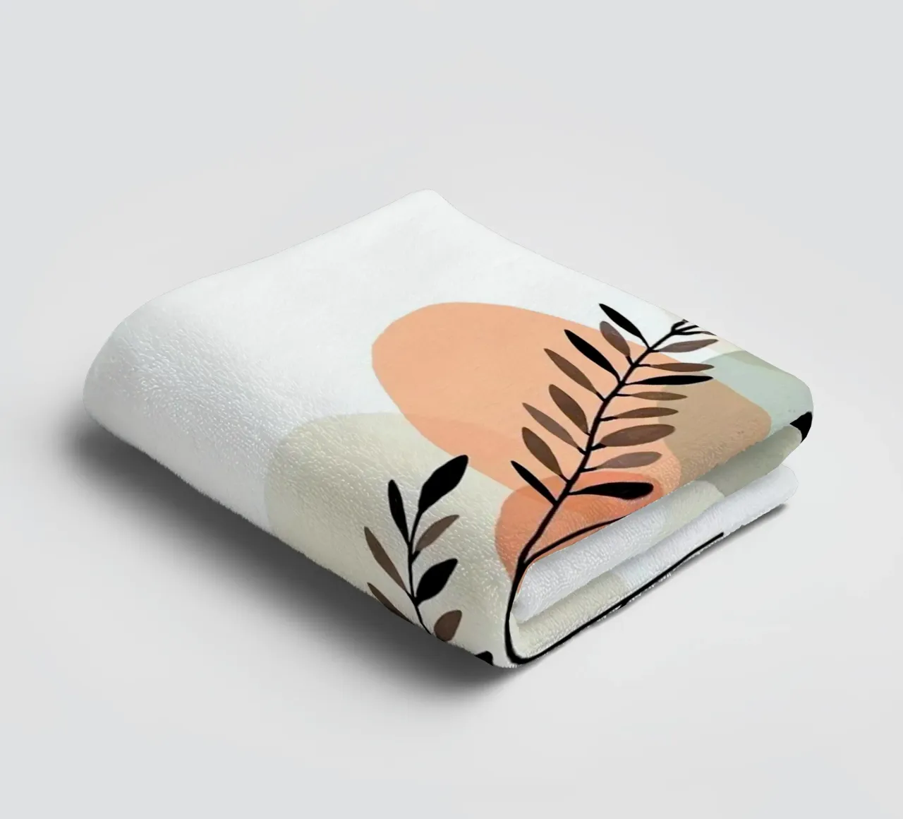 pastel branch and colors asciugamano da bagno da Good days