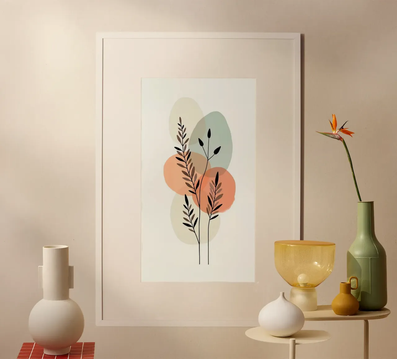 pastel branch and colors poster da Good days