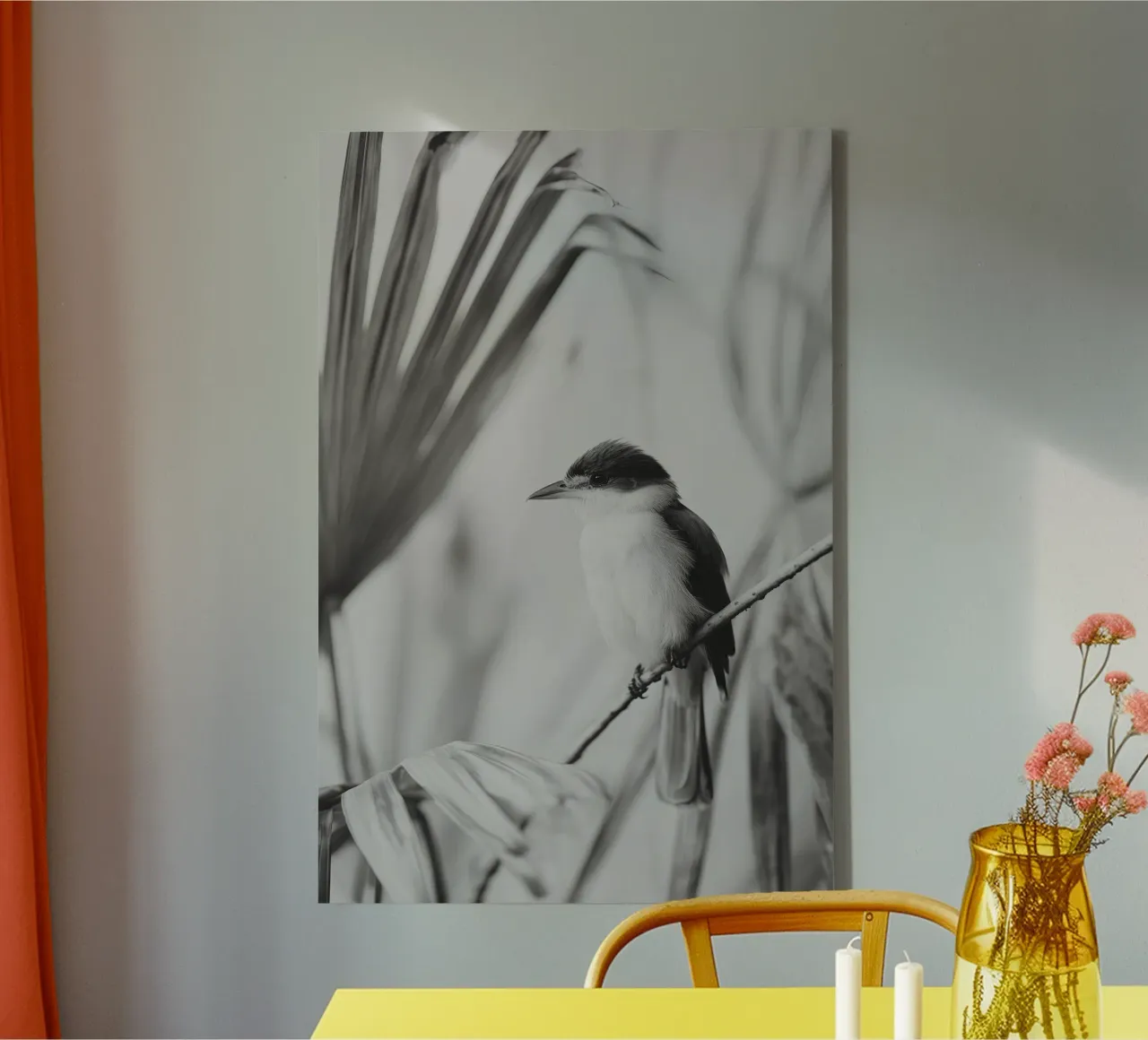 Exotic Bird No 01 tela con Cornice a cassetta da treechild