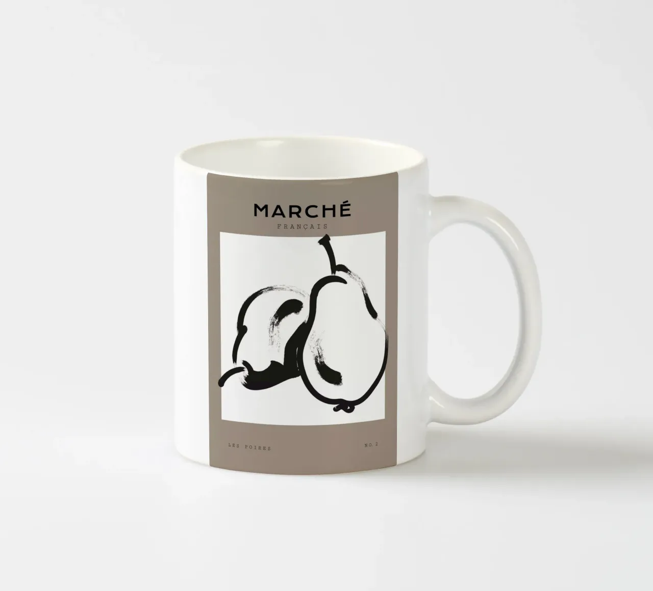 Boho Bohemian 5 Pears tazza in ceramica da Boho Print Collection