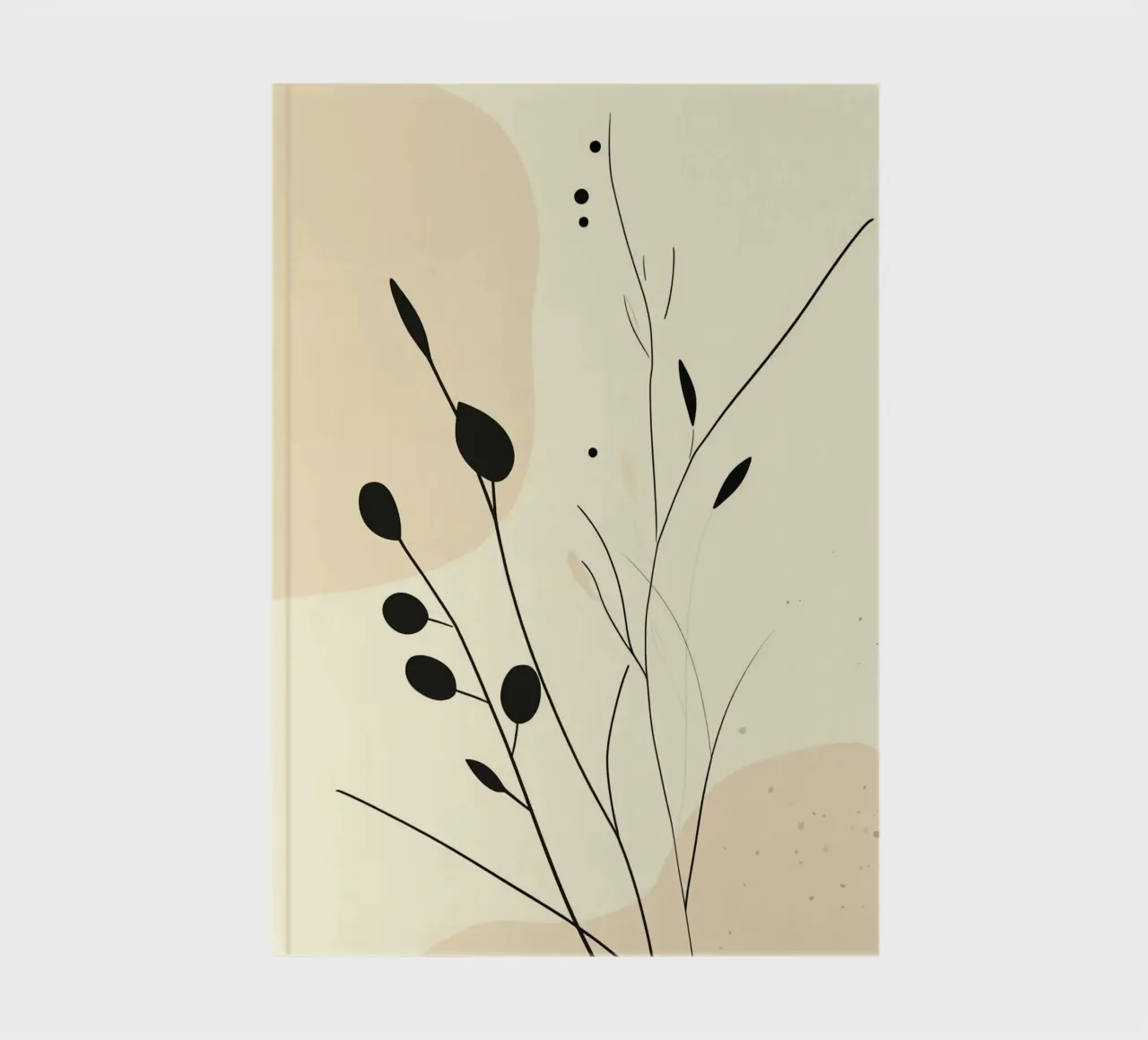 line of tree and branch notebook by carsa