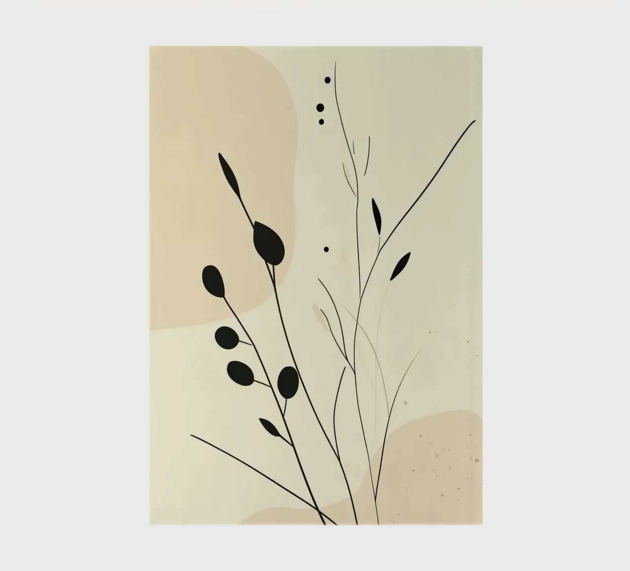 line of tree and branch notebook by carsa