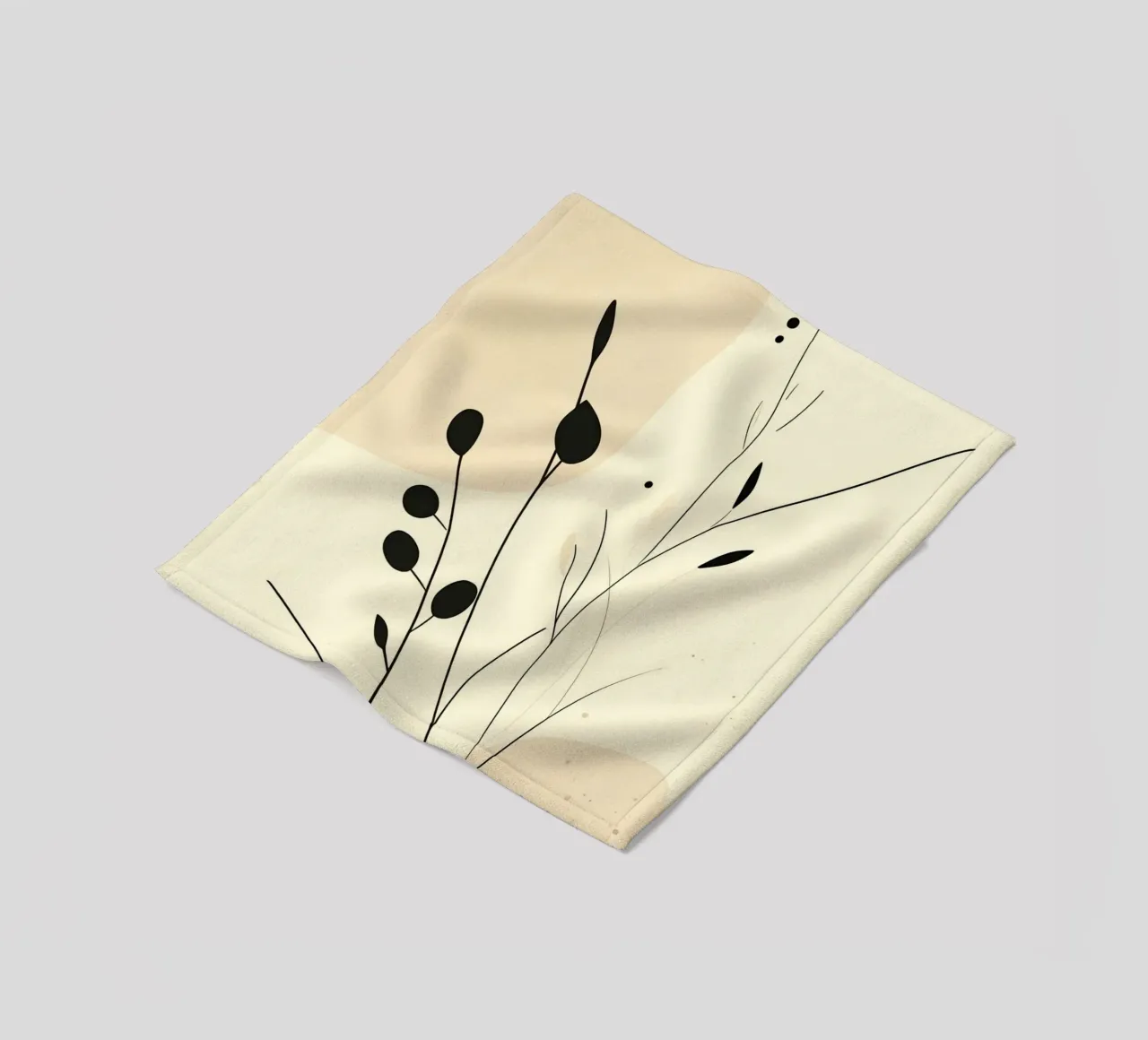 line of tree and branch coperta in pile da carsa