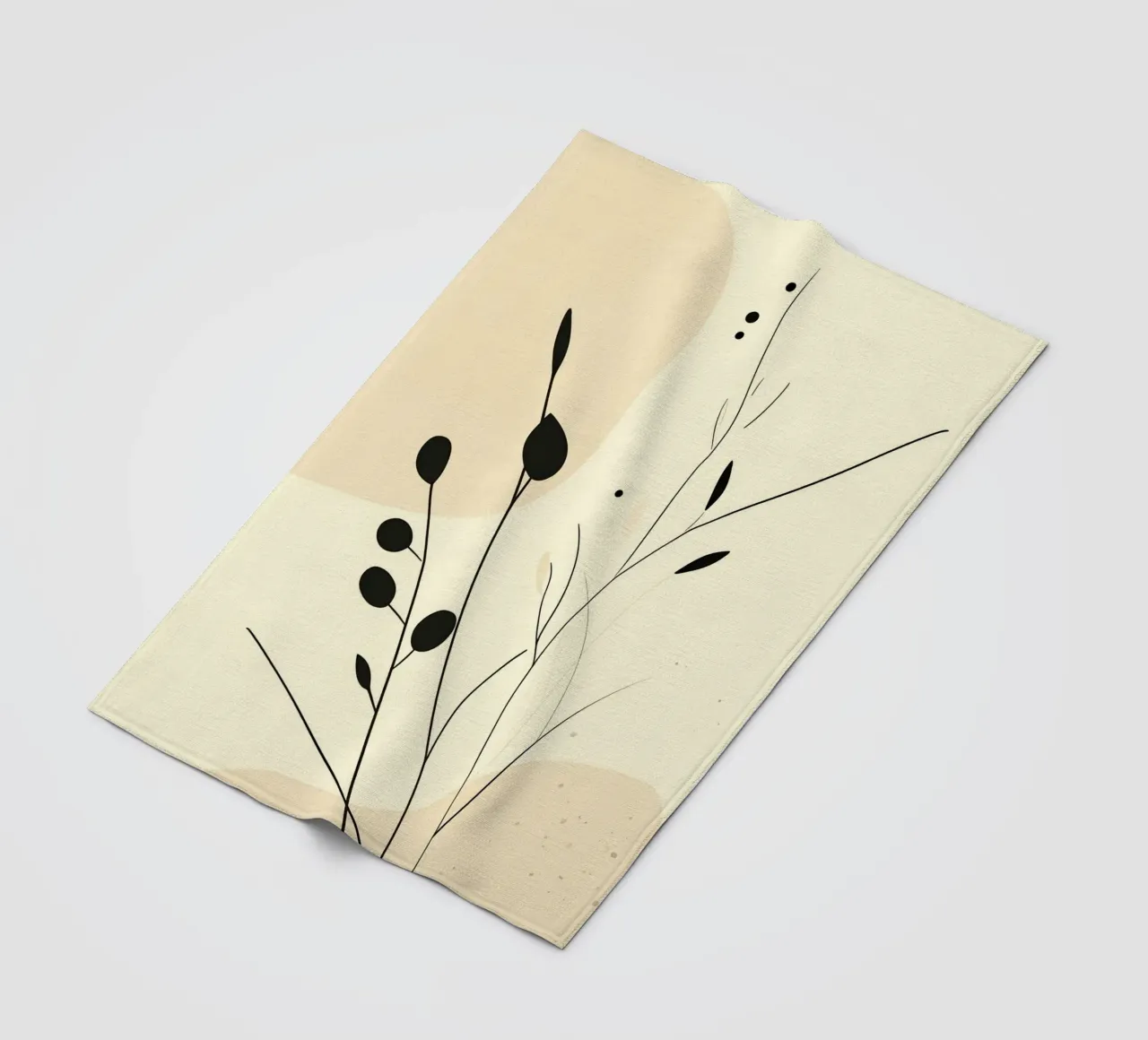 line of tree and branch coperta in pile da carsa