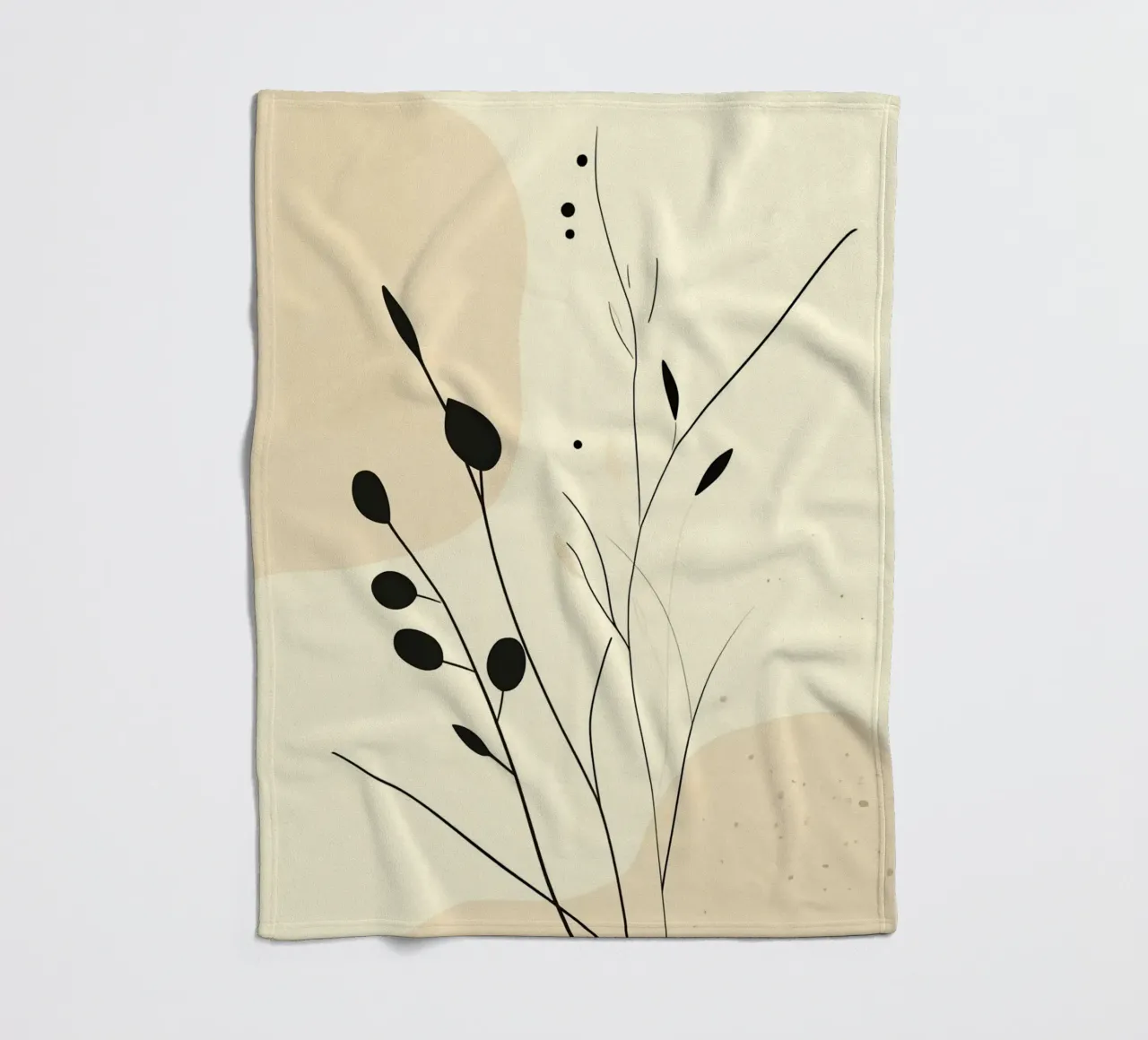 line of tree and branch coperta in pile da carsa