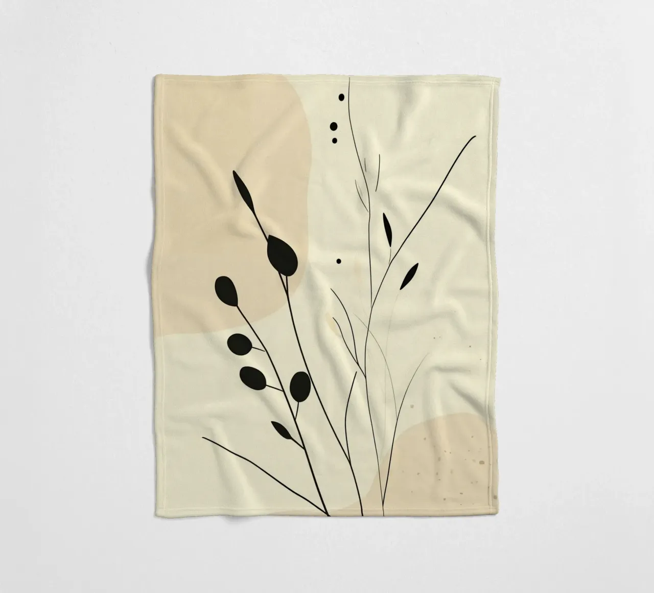 line of tree and branch coperta in pile da carsa