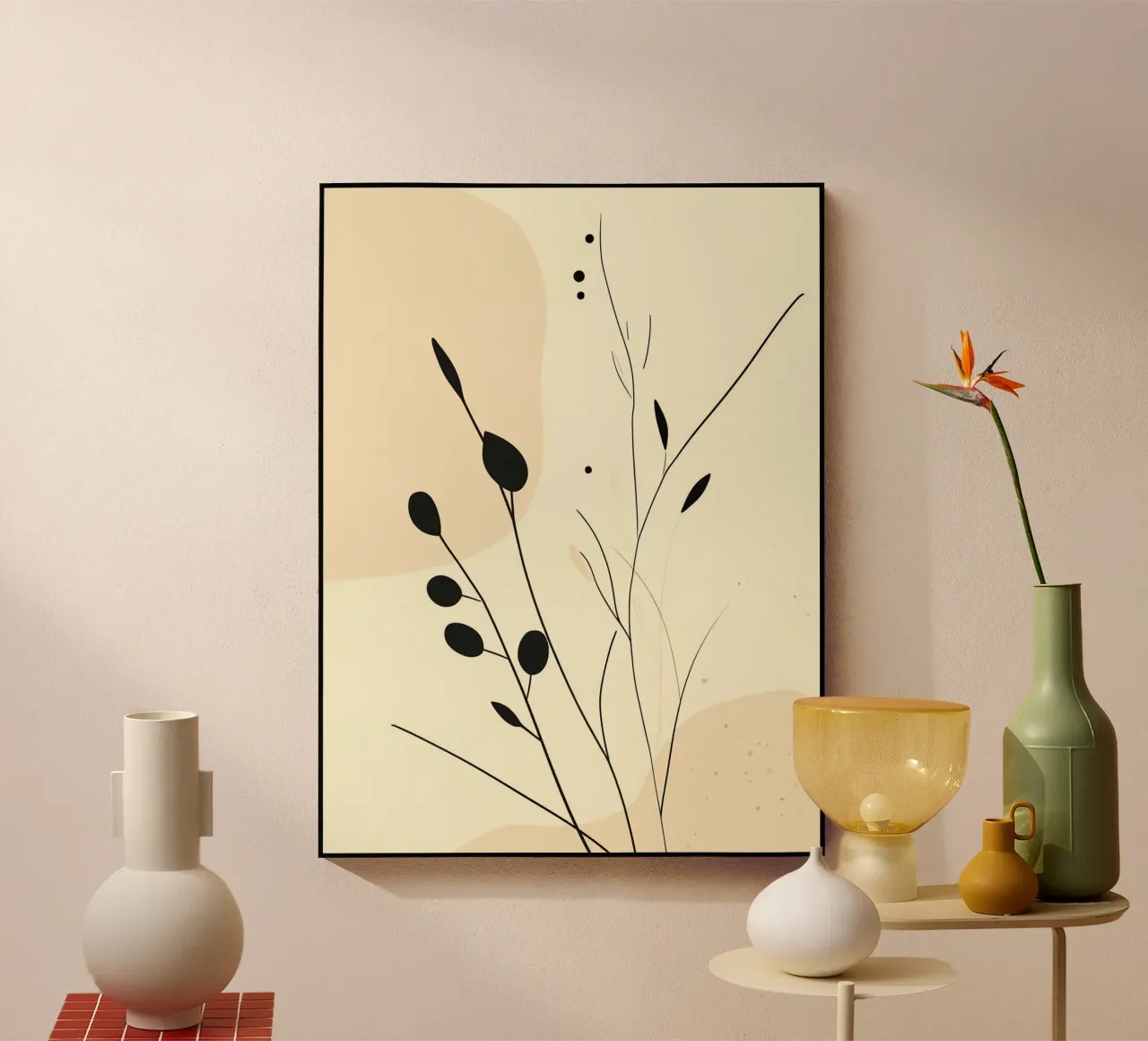 line of tree and branch plexiglass da carsa