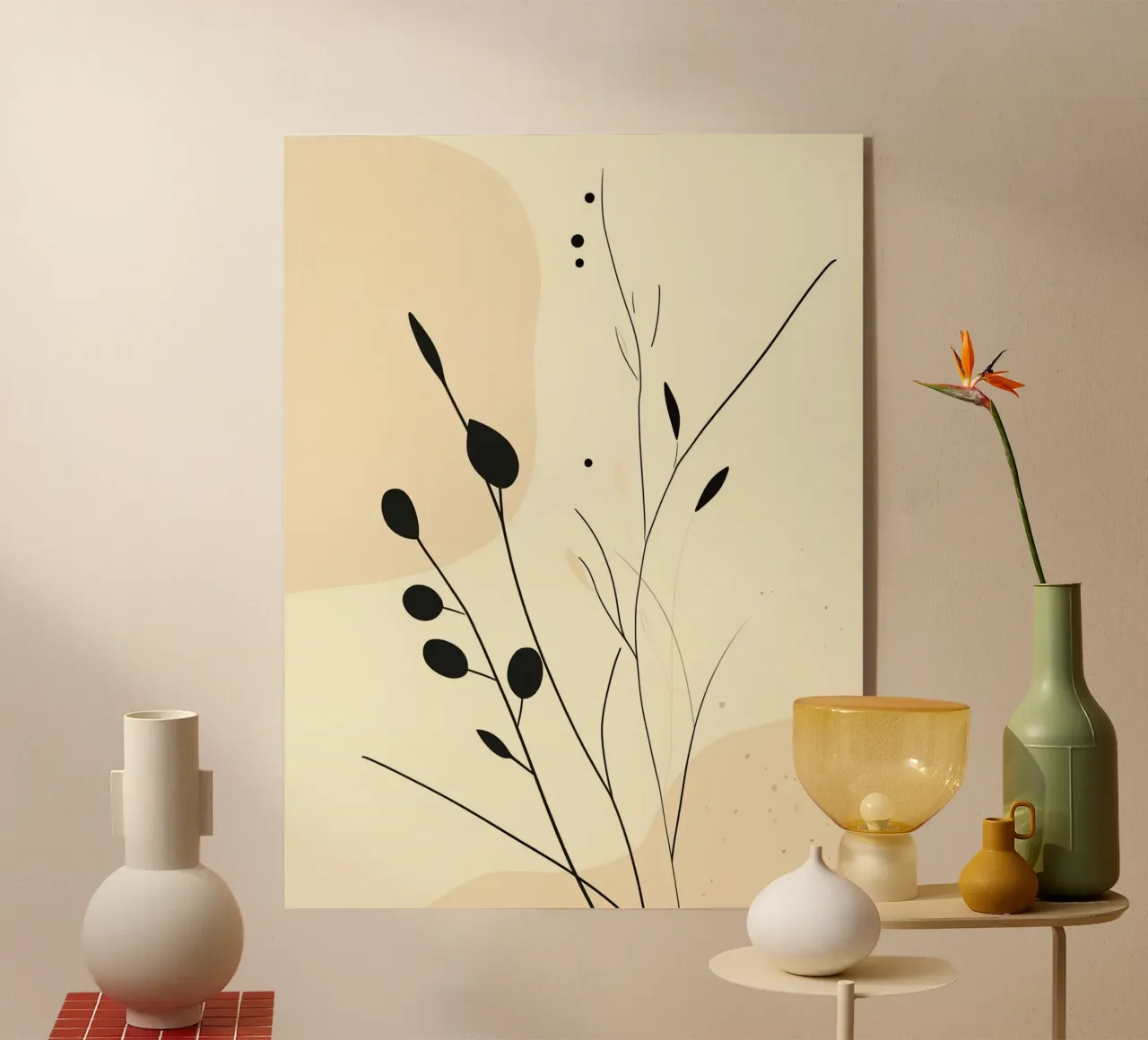 line of tree and branch plexiglass da carsa