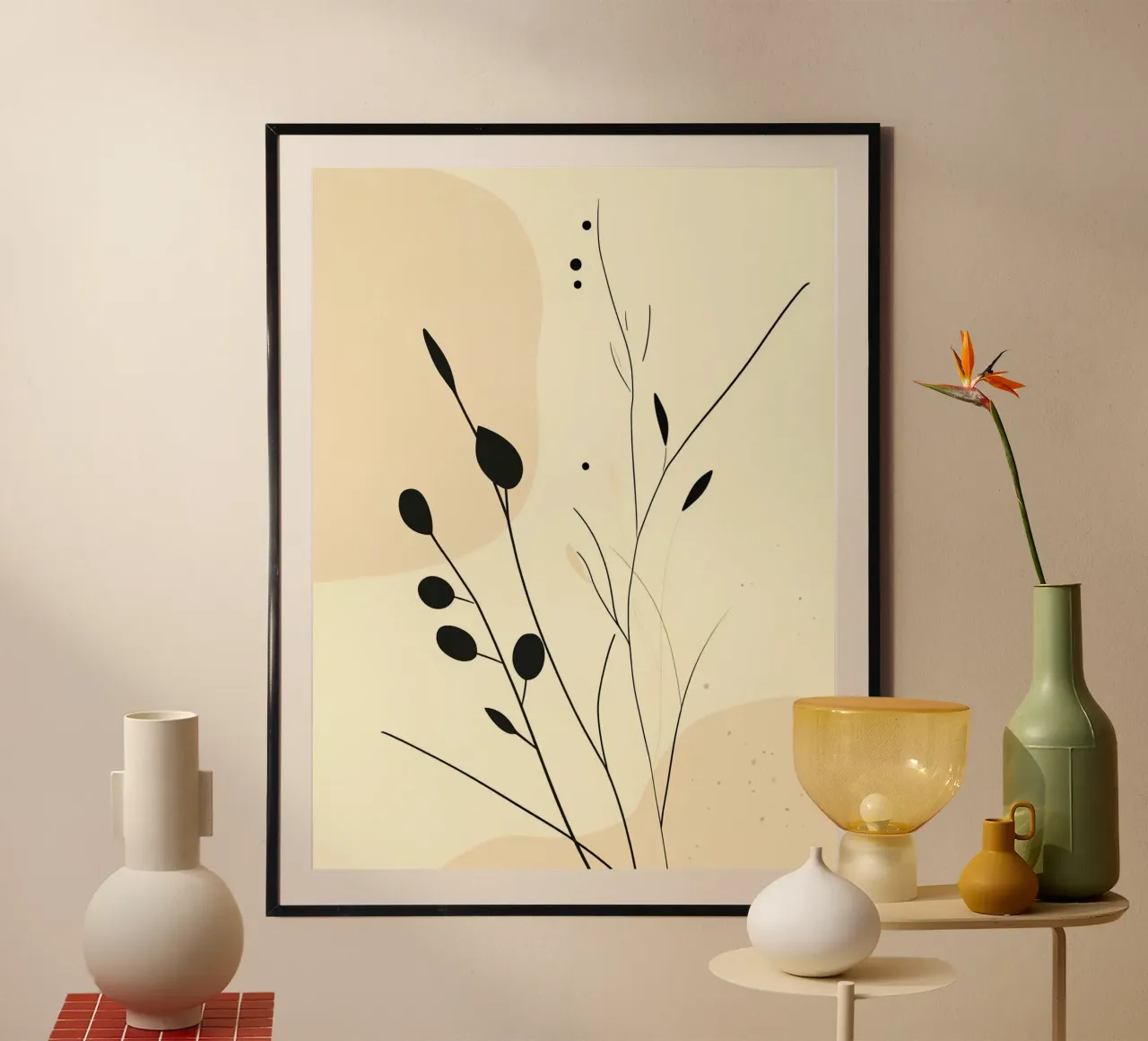 line of tree and branch poster da carsa