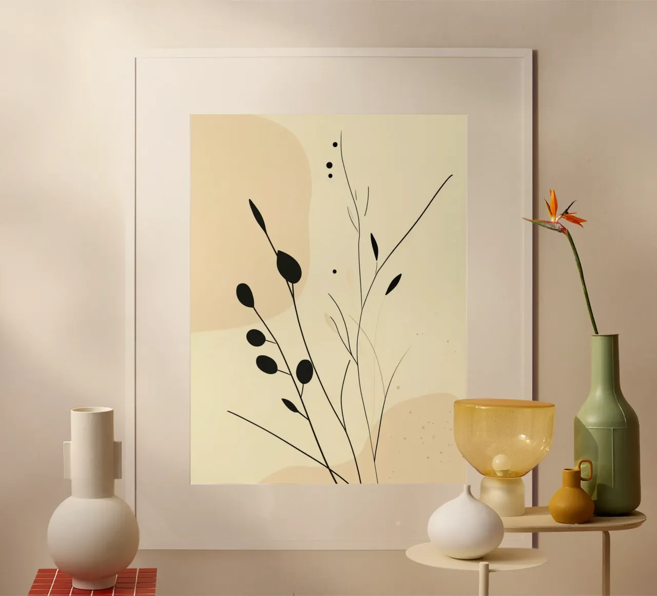 line of tree and branch poster da carsa