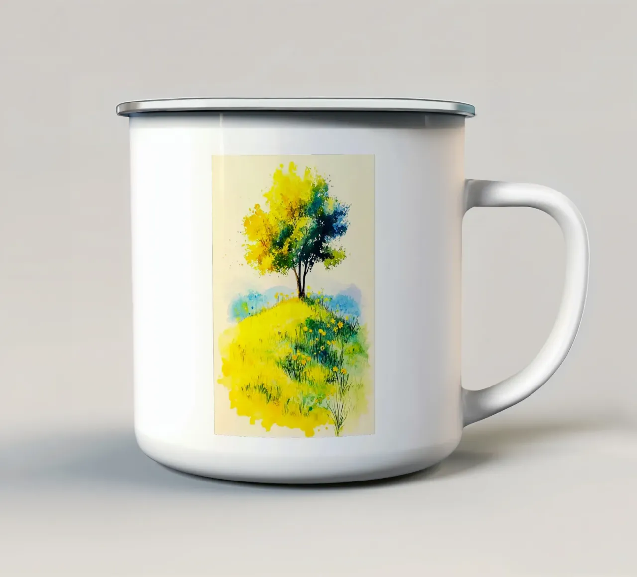 dream tree on land tazza in smalto da kichin