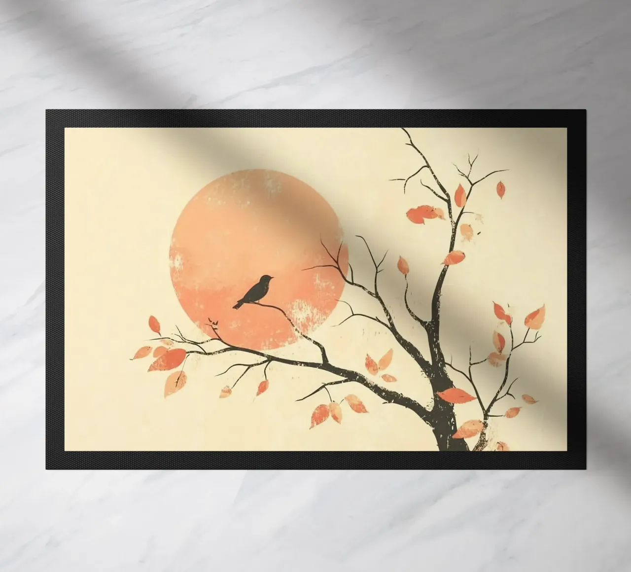 bird on branch tree zerbino da kichin