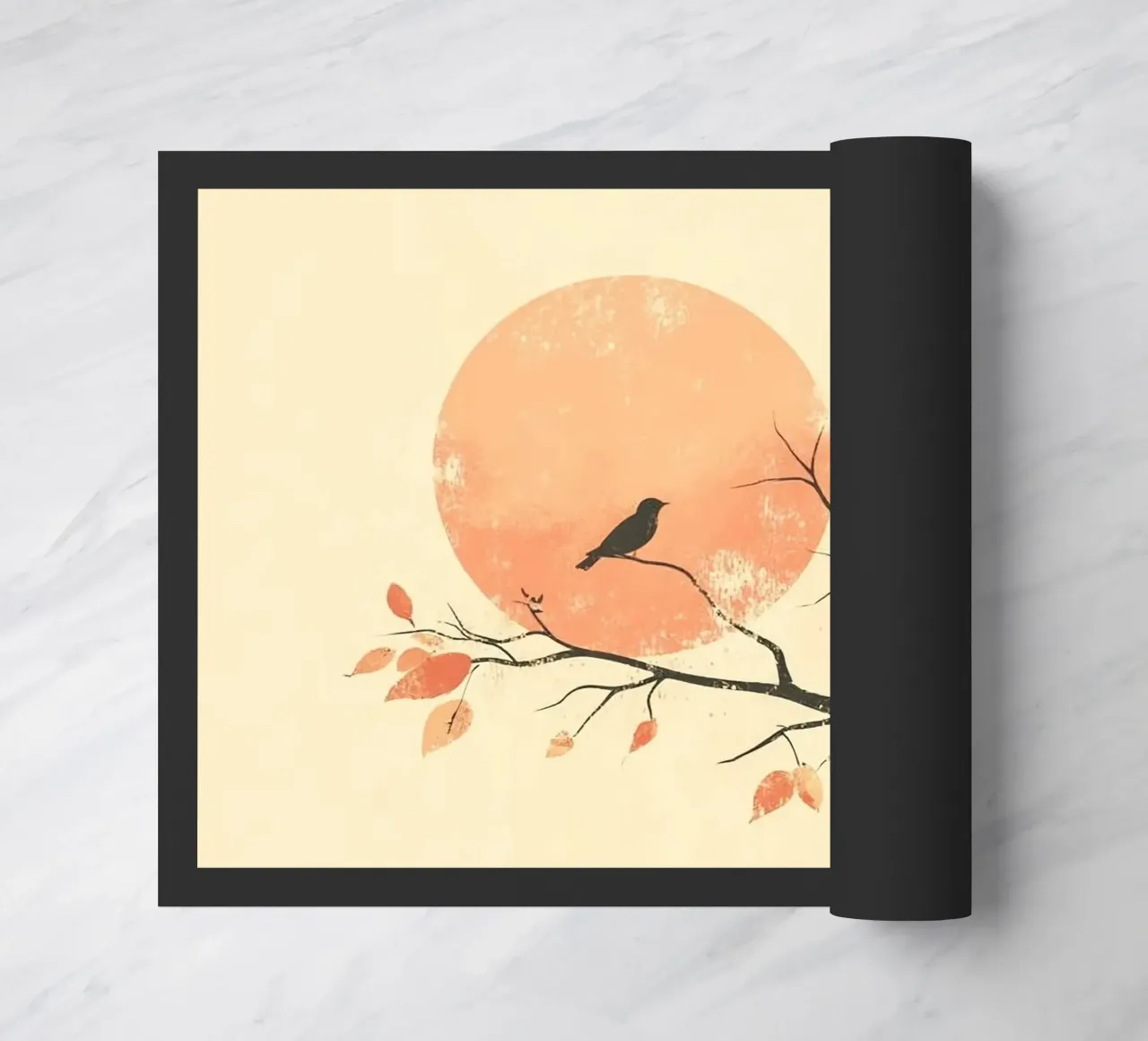 bird on branch tree zerbino da kichin