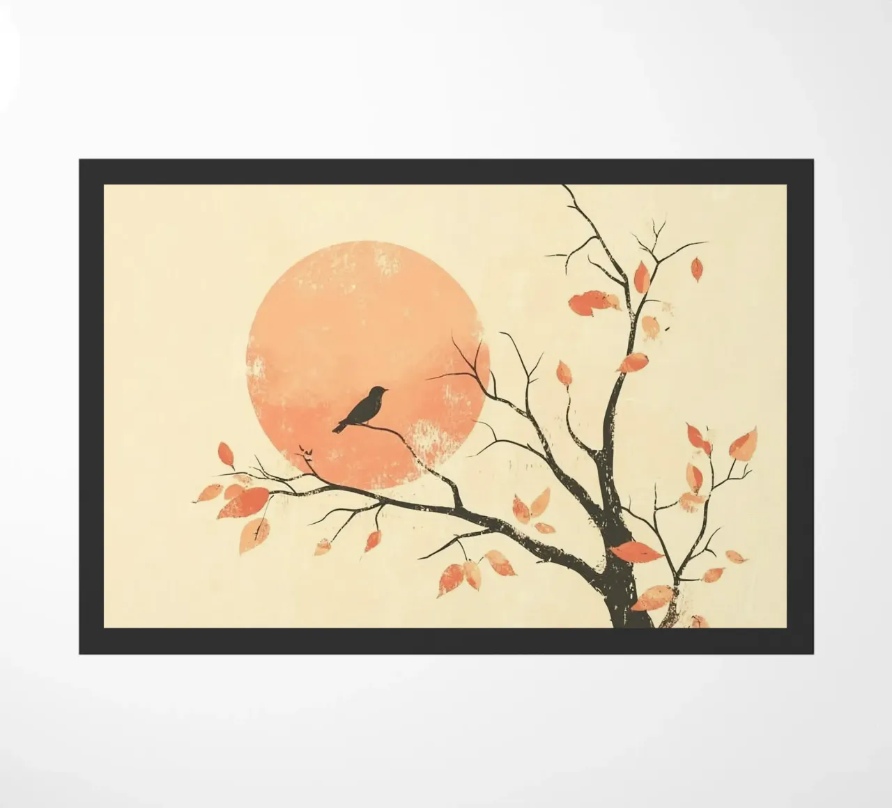bird on branch tree zerbino da kichin