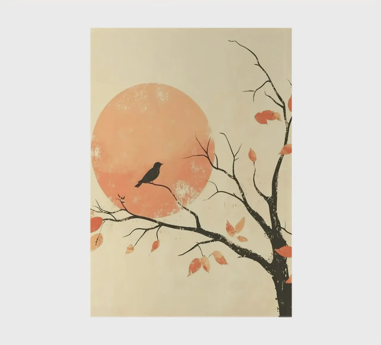 bird on branch tree diario da kichin