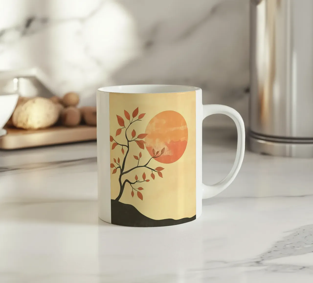 tree to the sun tazza in ceramica da kichin