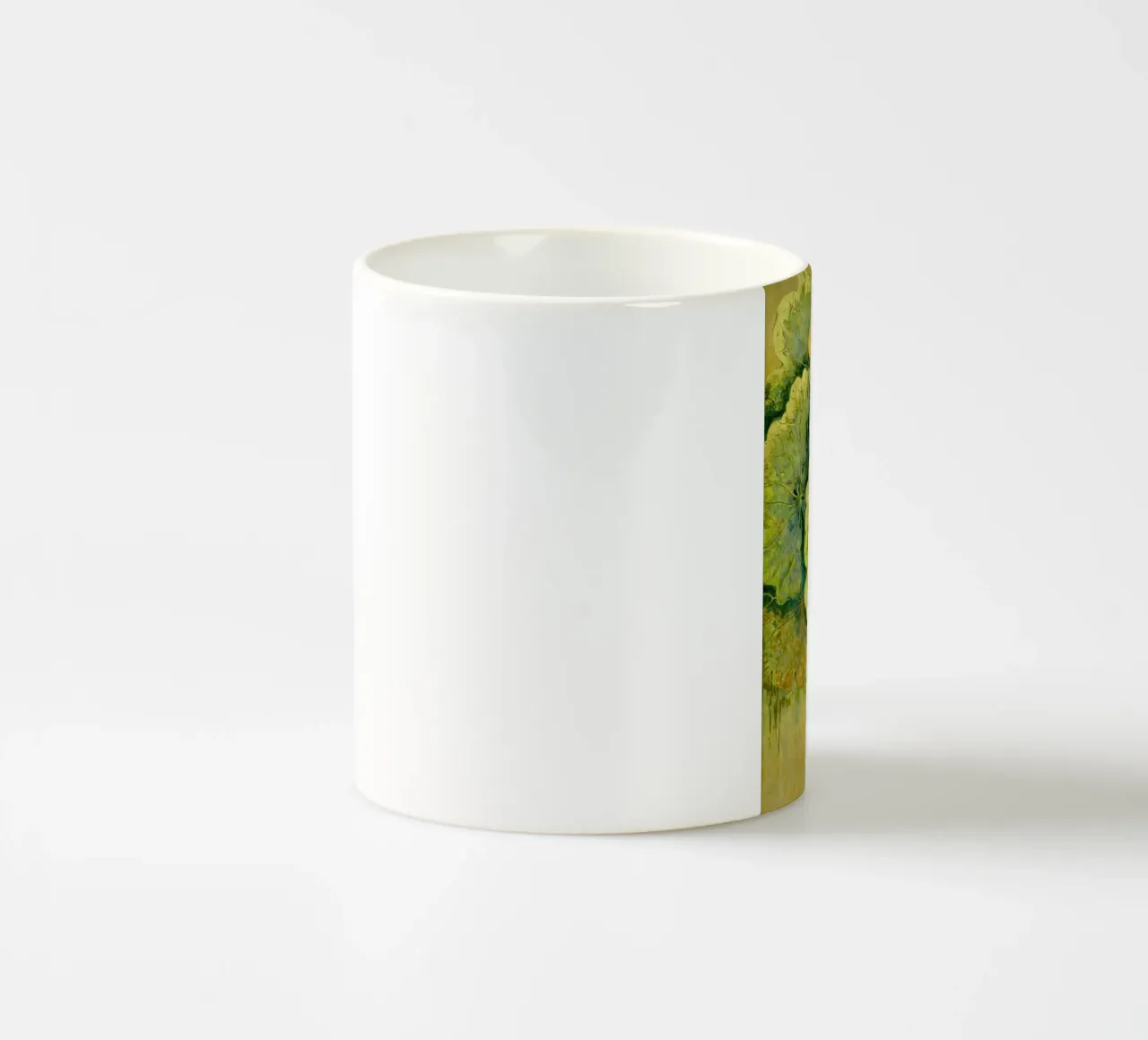 cactus and leaf tazza in ceramica da carsa