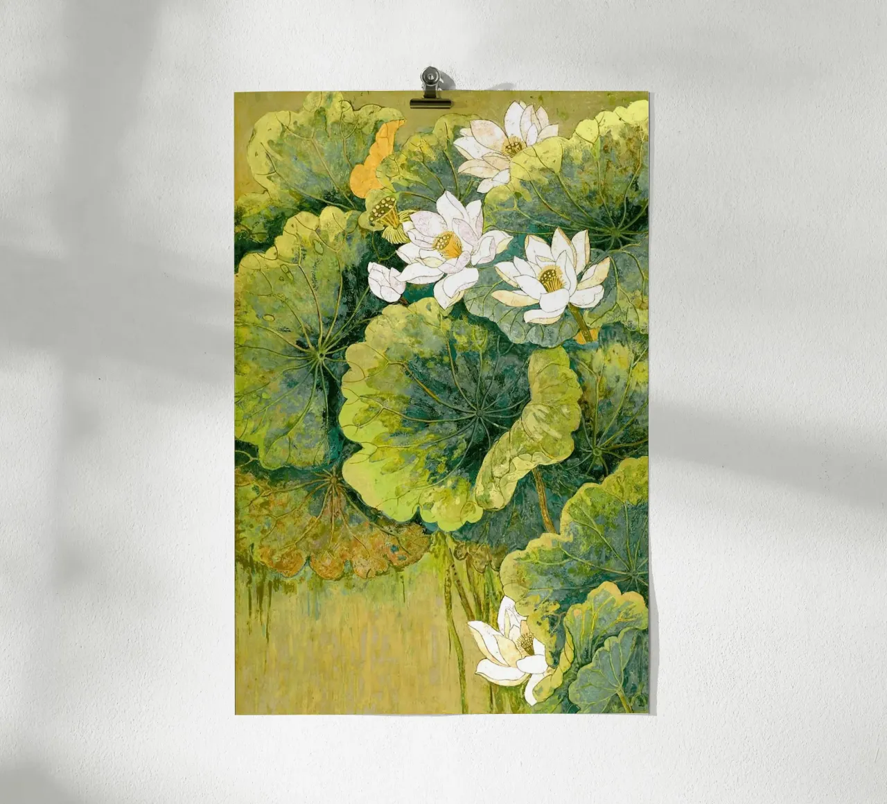 cactus and leaf poster da carsa