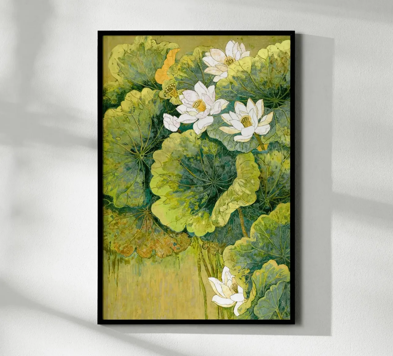 cactus and leaf poster da carsa