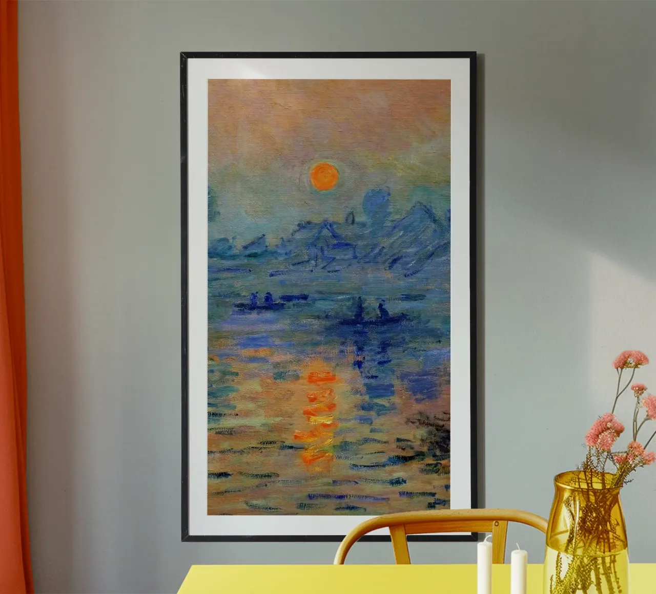 sun reflect on lake poster da kichin